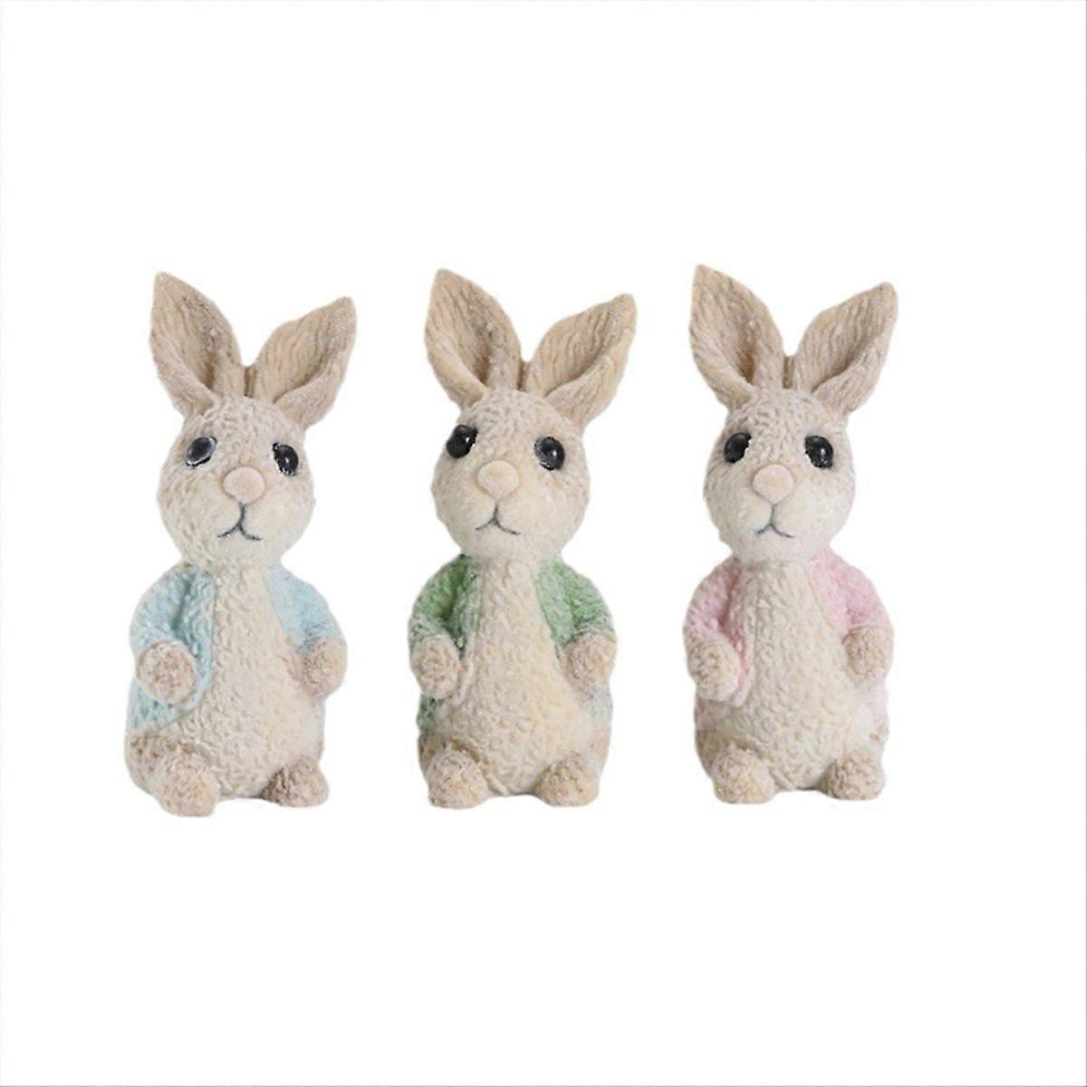 Easter Day Bunny Decor Easter Spring Bunny Decor Handmade Figurines