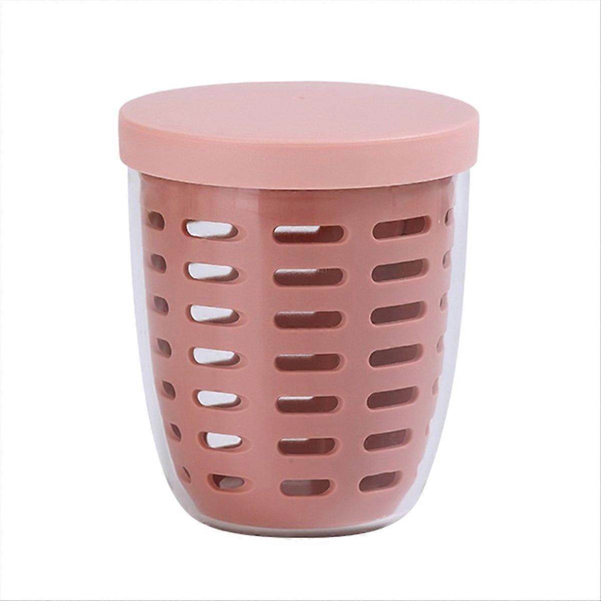 Fruit Salad Storage Cup with Lids and Fork,D