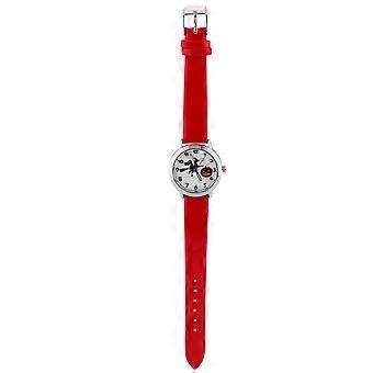 Kids Watch with Luminous Pointer and Witch Pumpkin Lantern 1Pcs Red