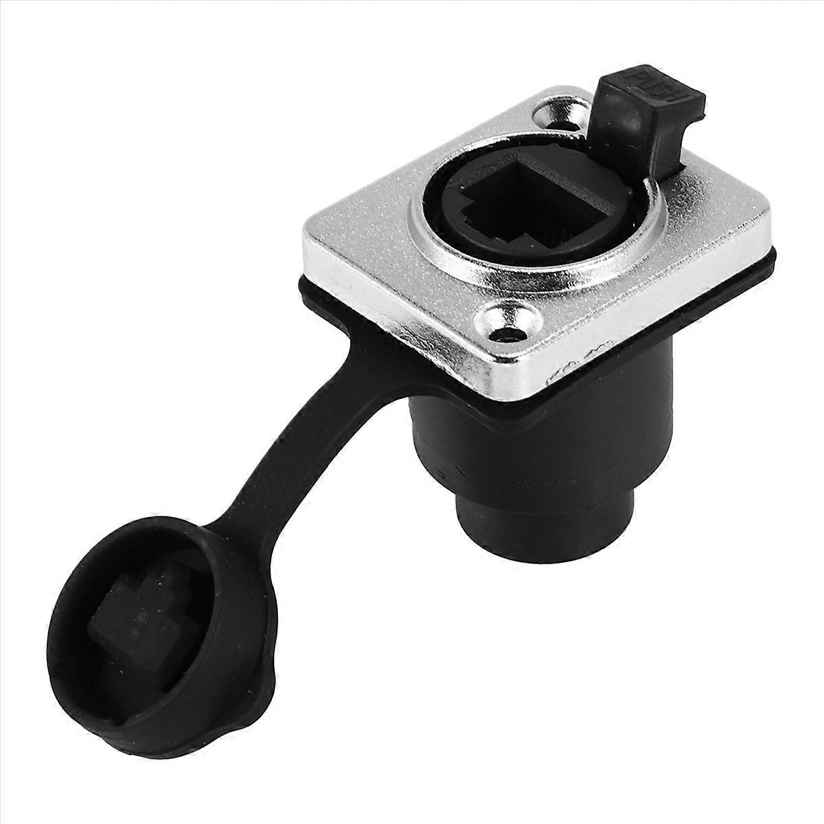 RJ45 Waterproof Network Connector 8P8C Female Panel Sockets(Style 1)