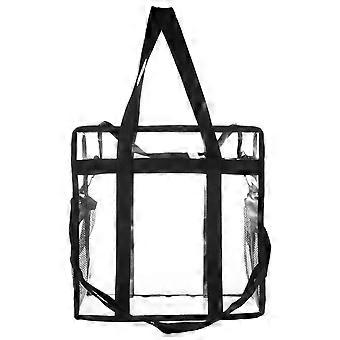 1 borsa portadischi impermeabile per riporre i dischi, borsa a tracolla in PVC trasparente