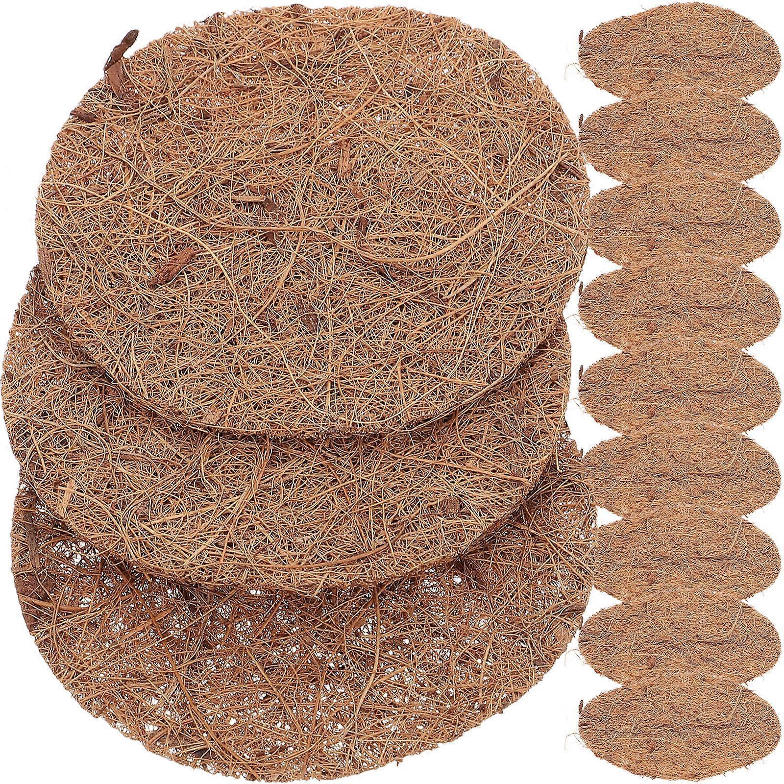 Coconuts Fiber Basket Liner for Hanging Flower Pot with 12Pcs Quantity