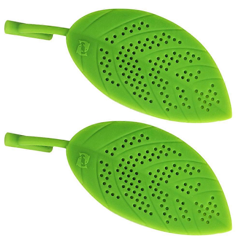 Tea Infuser Silicone Tea Leaf Strainers for Brewing 2Pcs Green