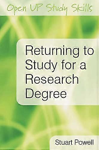 Returning to Study for a Research Degree