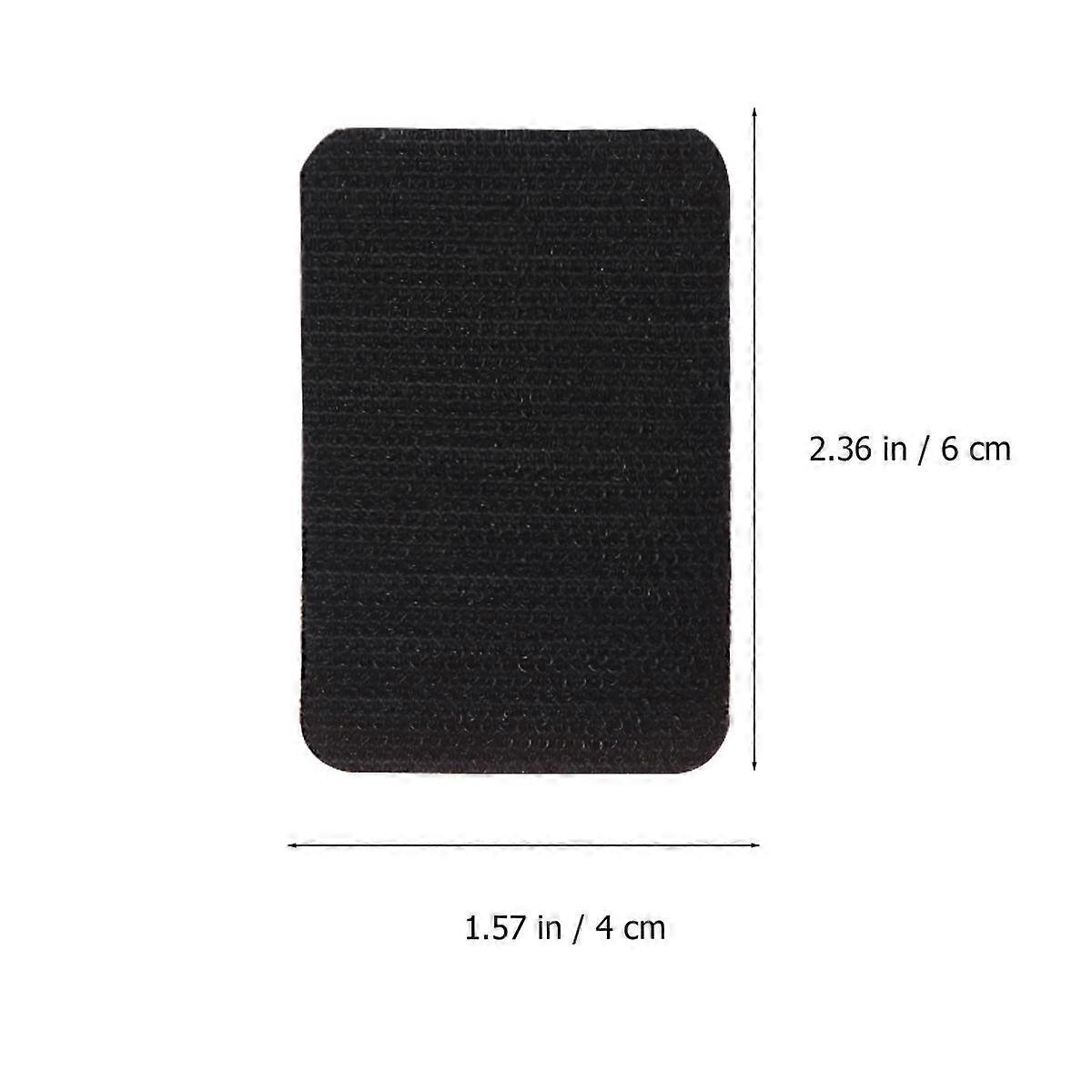 Black Sofa Sticker Rectangular Sticker for Fixing 40Pcs Self-Adhesive Set