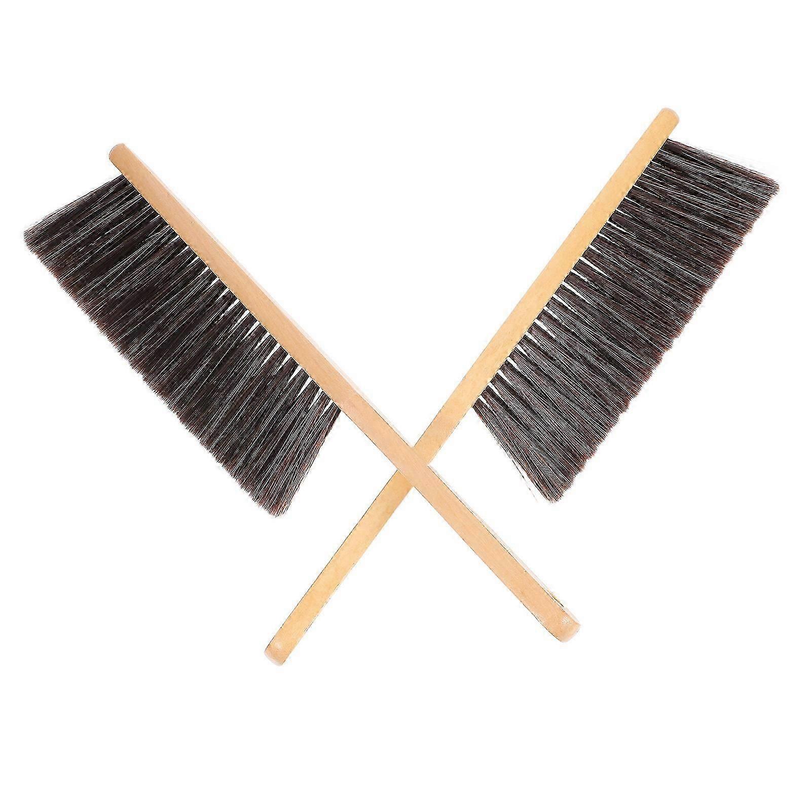 Wooden Fireplace Brush for Effective Ash Cleaning 4Pcs Long Handle