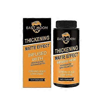 Men's Matte Styling Powder - Oil Control, Fluffy Volume, Long-Lasting Hold, 15g