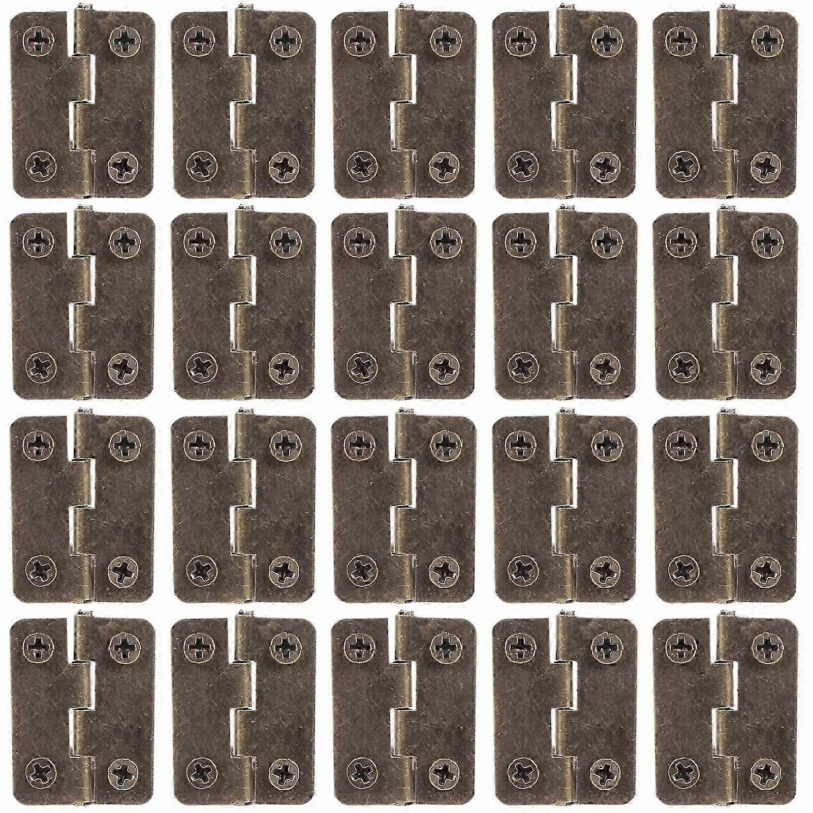 20pcs Small and Durable Hinge for Bird House Ideal Replacement Accessory