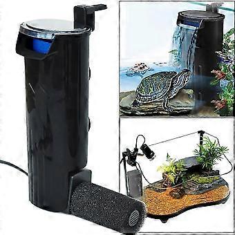 Turtle Aquarium Filter Pump Internal Low Water Freshwater Saltwater Compact Reliable