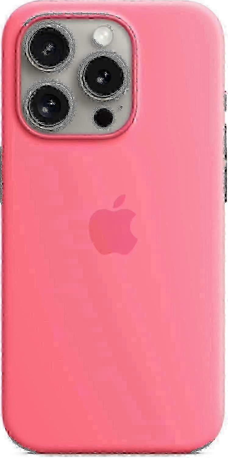 Silicone Phone Case Compatible with iPhone 15 Pro, Featuring Magsafe Technology