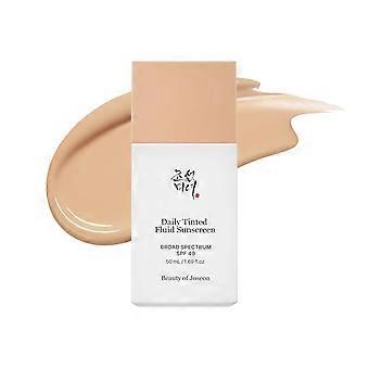 Daily Tinted Fluid Sunscreen 12 Shades for Face Moisturizing Broad Spectrum SPF 40 Korean Skincare 50ml, 1.69 fl.oz #LN110  #LN110