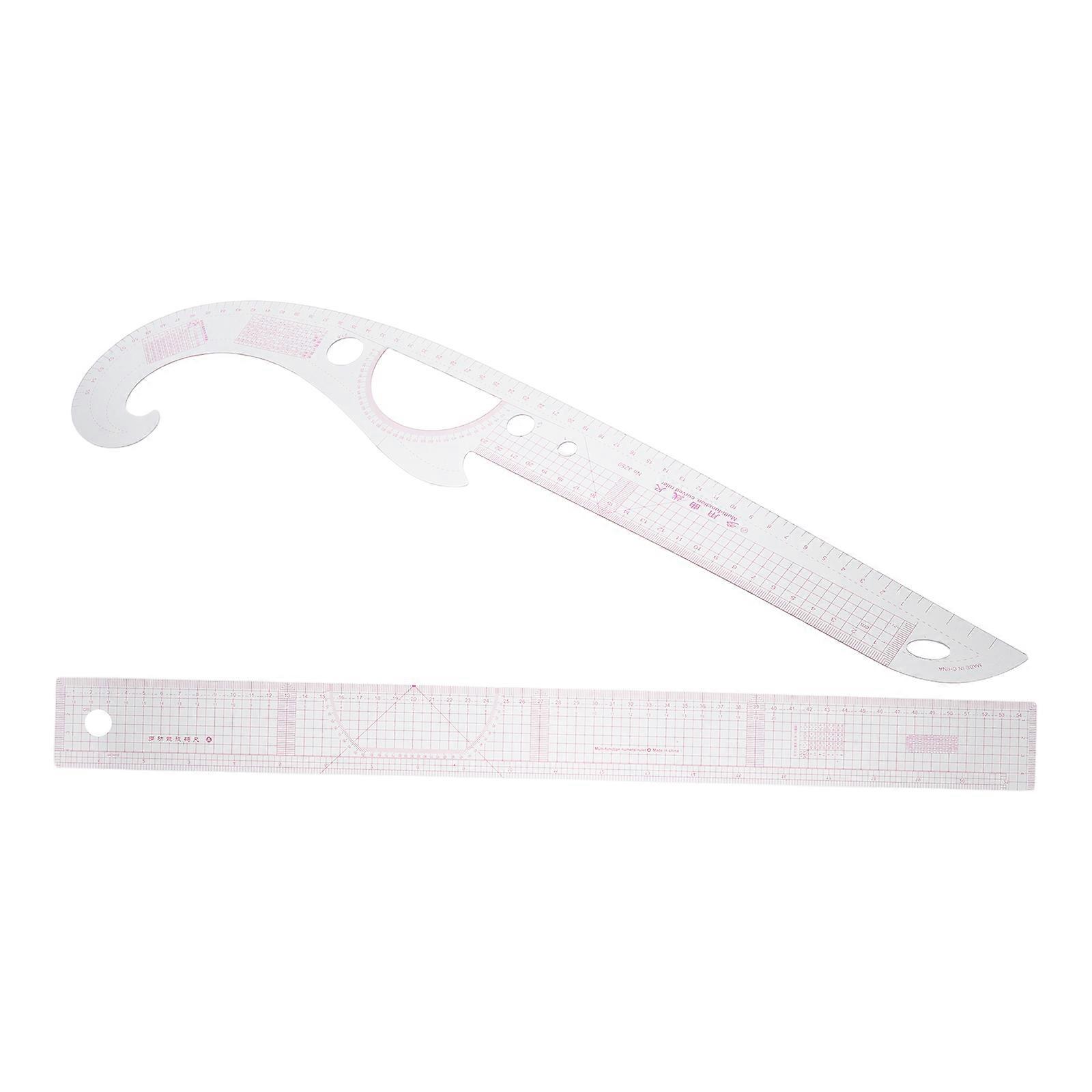 Plastic Sewing Ruler Set for Pattern Making Curve Cutting 1Set Tool