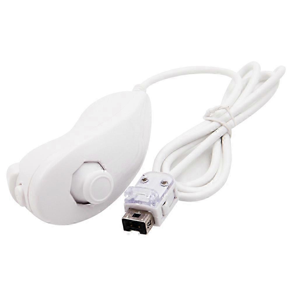 Wired Nunchuck / Game Controller Hand Curved Game Handle Controller Nunchuk Tool compatible with Gamepad