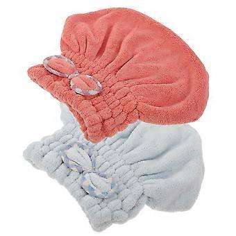 Hair Drying Caps Comfortable Bathing Hats for 6Pcs Assorted Color