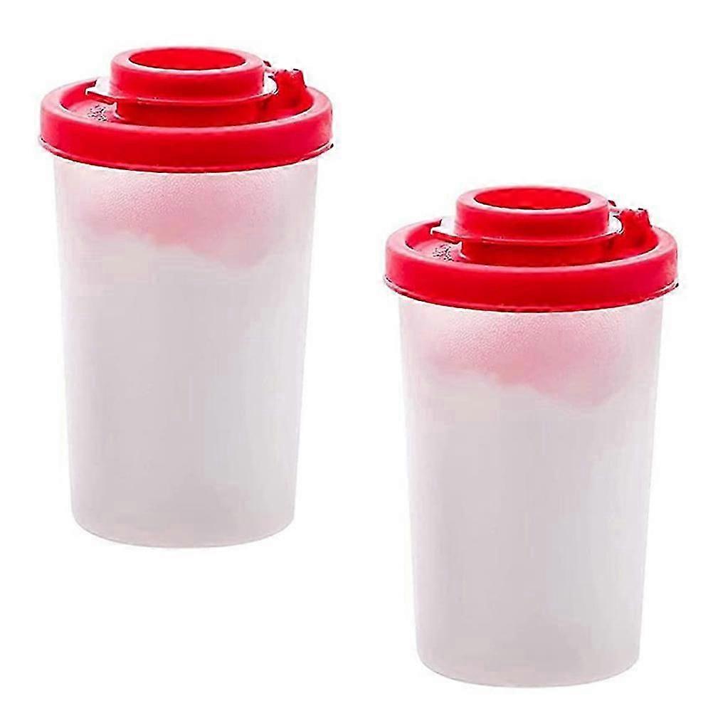 Seasoning Bottles Plastic Pepper Cellars for Storage 2Pcs