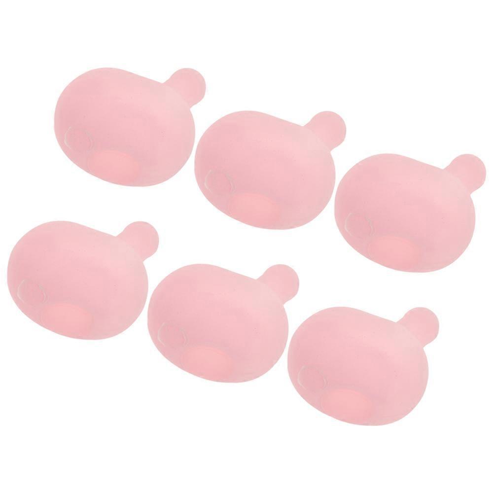 6Pcs Pink Silicone Insert Bubble Replacement for DIY Squeeze Toy Making