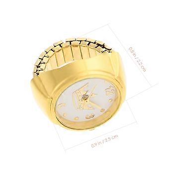 Robuste Ringuhr in runder Form (2,50 x 2,50 x 2,20 cm) mit Zeitanzeige (1 Stück)