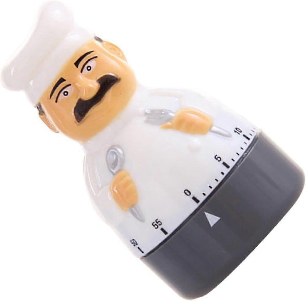 Mechanical Chef Kitchen Timer Cartoon Competition Reminder Cooking