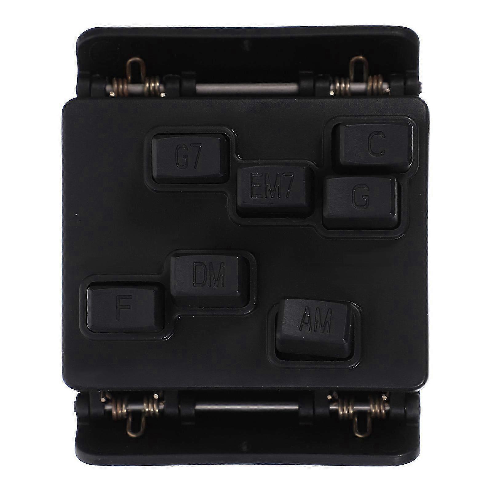 Ukulele Chord Practice Tool 2Pcs Black Learning System for Beginner Use