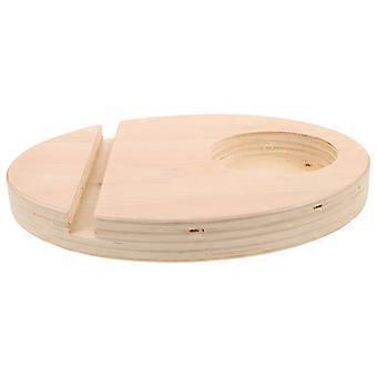 Support de base pour planche d'équilibre, usage domestique, en bois kaki