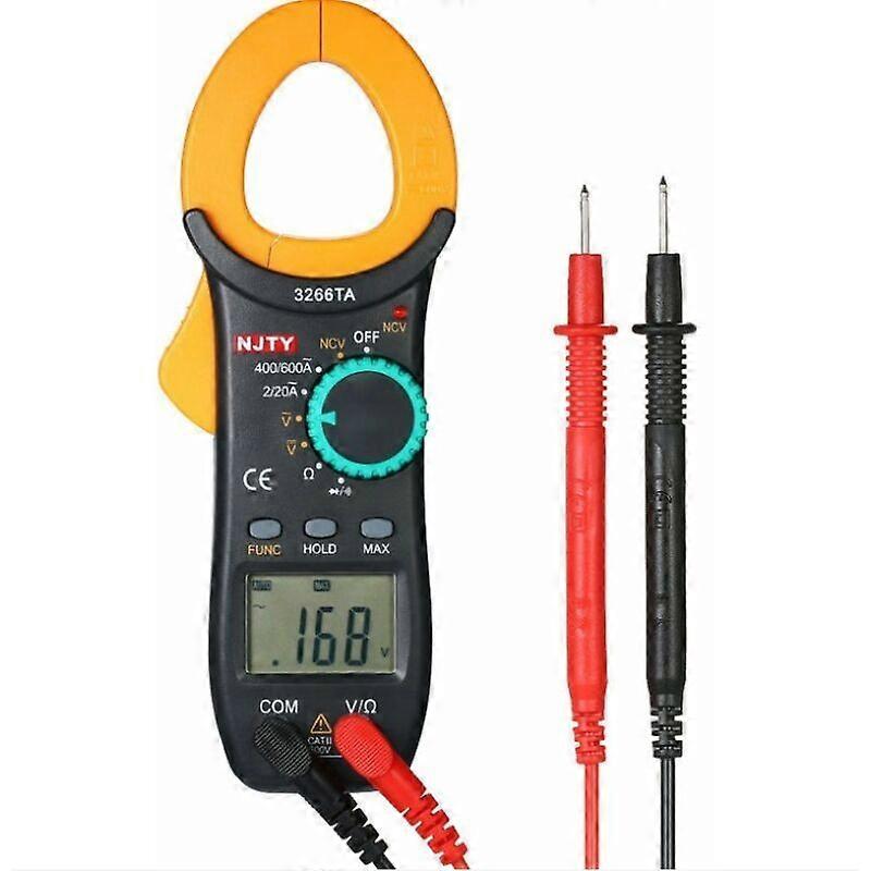 Digital Clamp Meter, Auto Range, 2000 Counts - Audible Continuity Capacitance