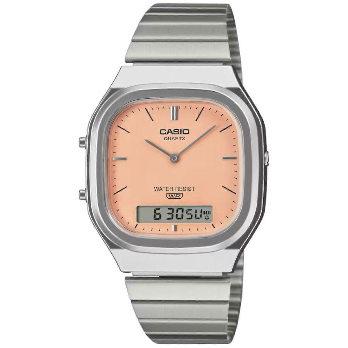 CASIO VINTAGE EDGY ROUNDED SQUARE - ORANGE