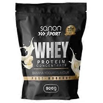 Sport whey protein 80% yogurt flavor 500 g of powder