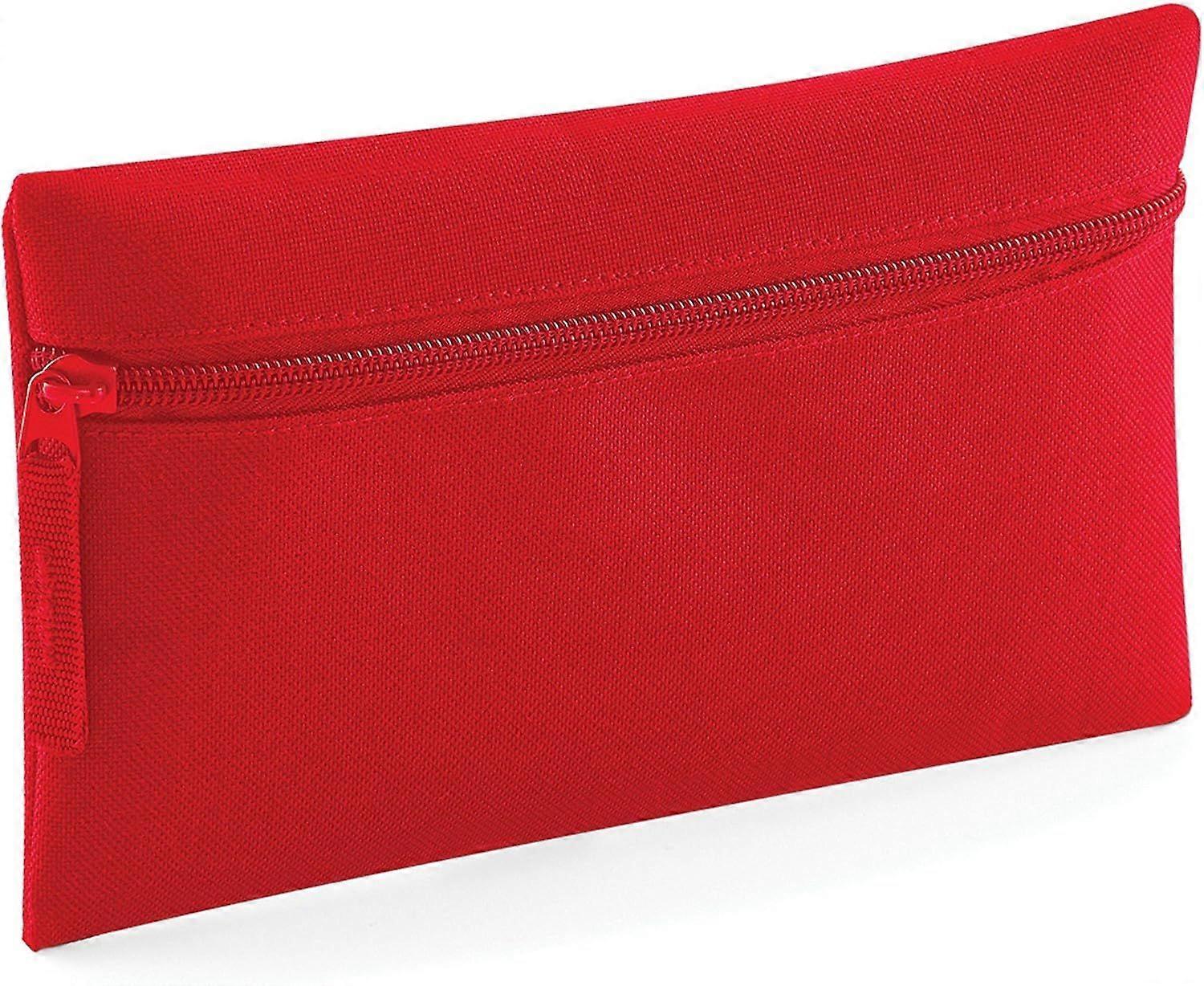Zip Up Pencil Case, Polyester, with Name Label, 21x14cm