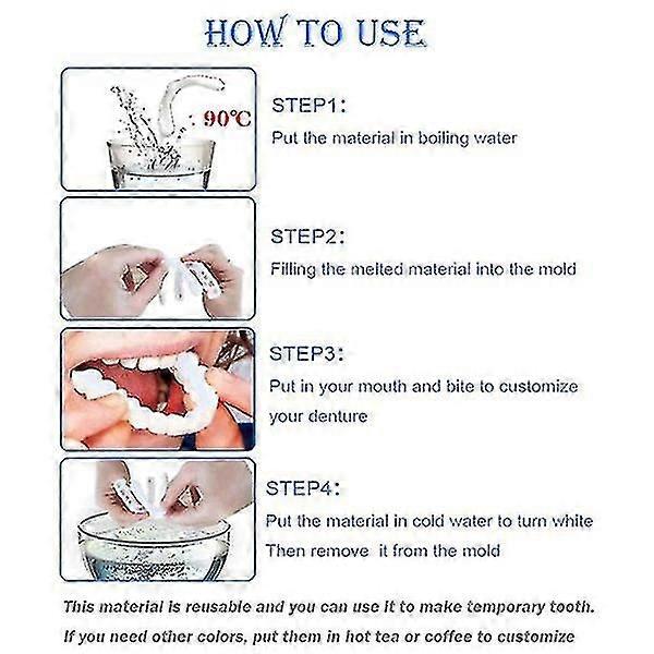 Upper/lower Comfort Fit Flex Whitening Denture Braces