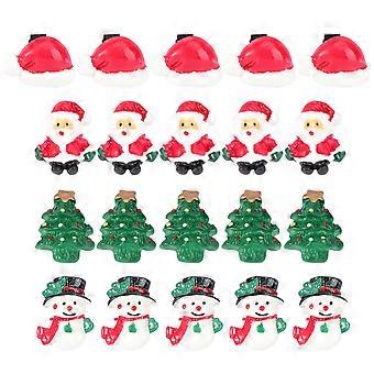 Christmas Shoe Accessory Shoelace Buckles for 20Pcs Festive Party