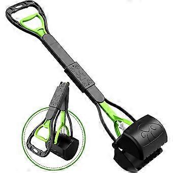 60cm langer Griff tragbare Kackschaufel für große und kleine Hunde, hochfestes Material und langlebige Feder, ideal für Rasen, Gras, Schmutz, Kies