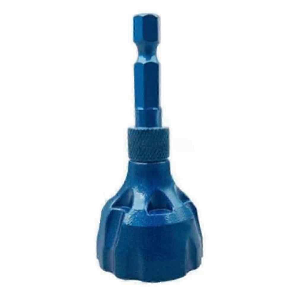 Deburring External Chamfer Tool with Carbide Blades,Hex Shank Deburring Tool,Bolt Thread Repair with Quick Release Shank