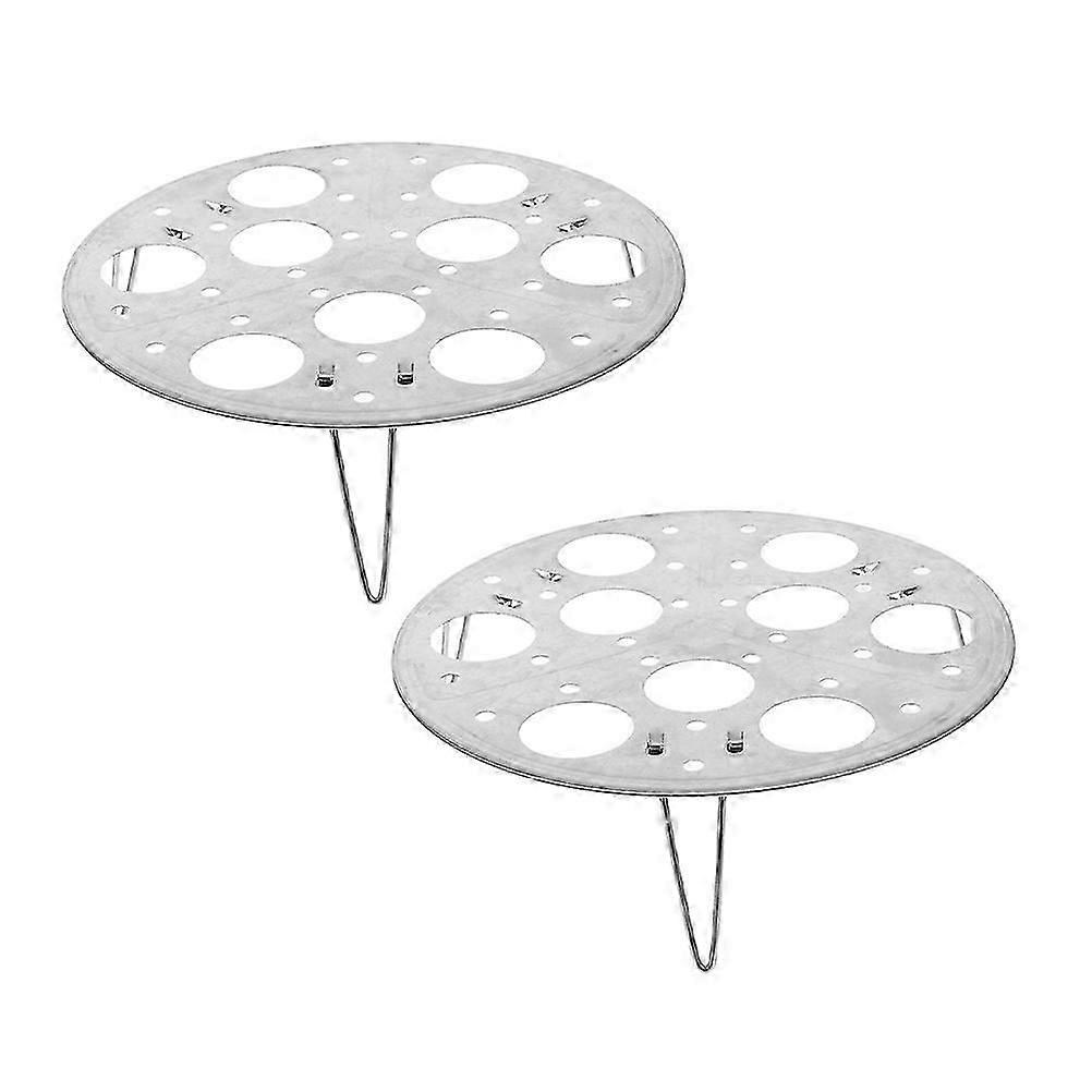 2Pcs Stainless Steel Egg Steamer Rack for Cooking