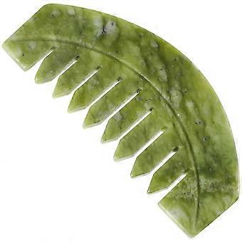 1Pc Jade Schaben Massage Kamm Dredge Kamm Tragbare Jade Kamm