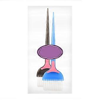 Minkissy 2 Stück Haarfärbekamm, Haarpflegekamm, Heißöl-Behandlungskamm für den Salon oder zu Hause (zufällige Farbe)