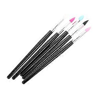 5Pcs Makeup Brushes Silicone Lip Brush Women Eyeshadow Sequin Applicator