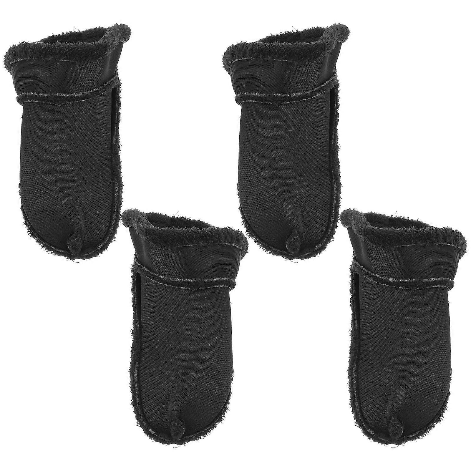 Furry Clogs Shoes Inserts for Comfortable Warmth 2Pairs Winter Set