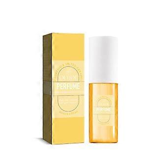 OUHOE Brazilian perfume (yellow) Women's dating is fresh, natural, lasting, fragrance free, floral fragrance, body perfume, spray