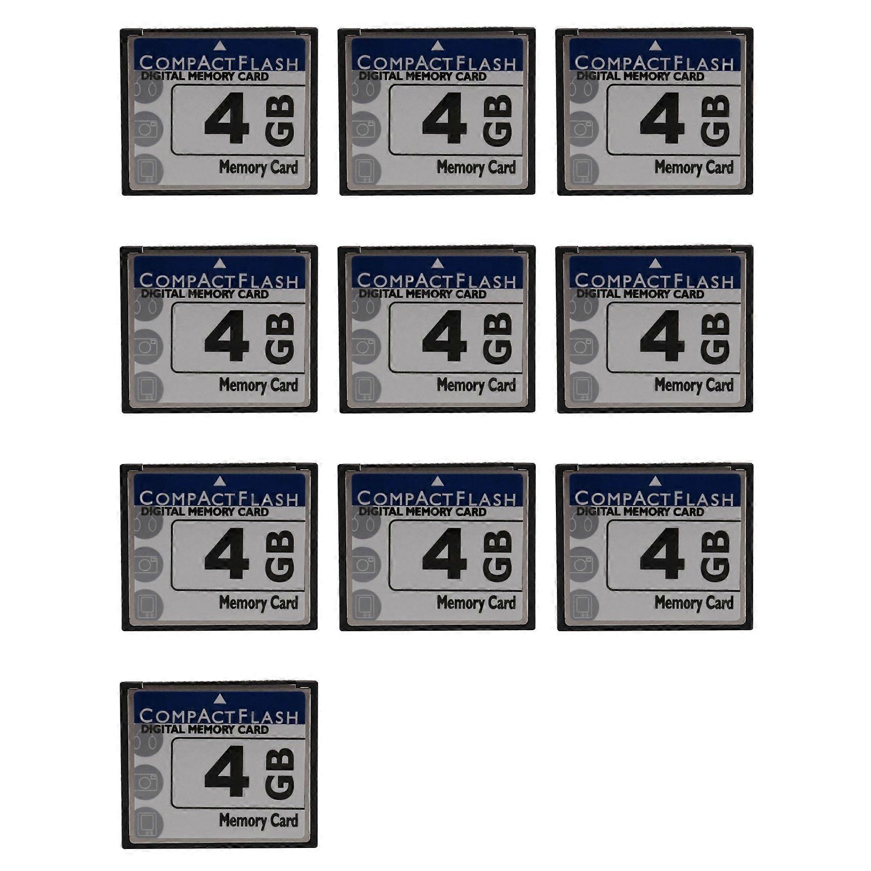 10X Professional 4GB Compact Flash Memory Card(White&Blue)