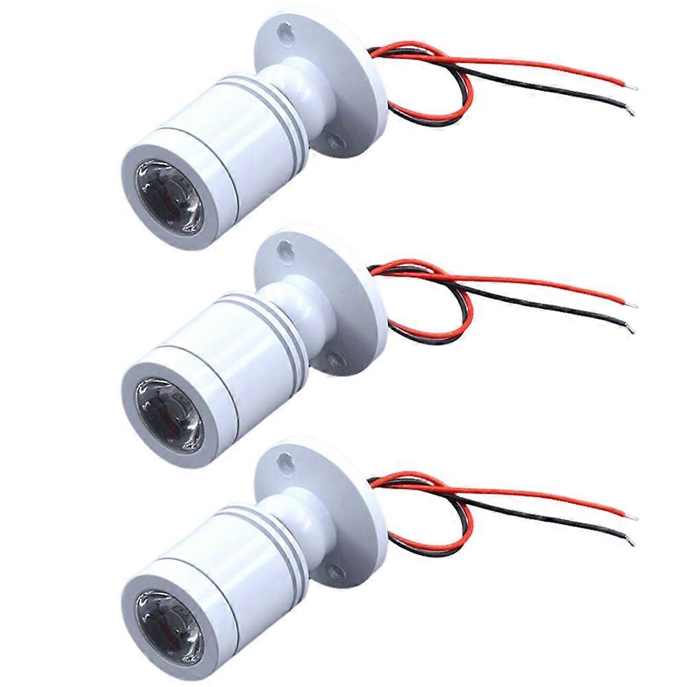 12V 3W LED Downlight Kit for Cabinet and Shelf Lighting White