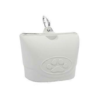 Silicone Dog Treat Pouch-Small Training Bag-Portable Dog Treat Bag for Leash Dog Training Fanny Pack B