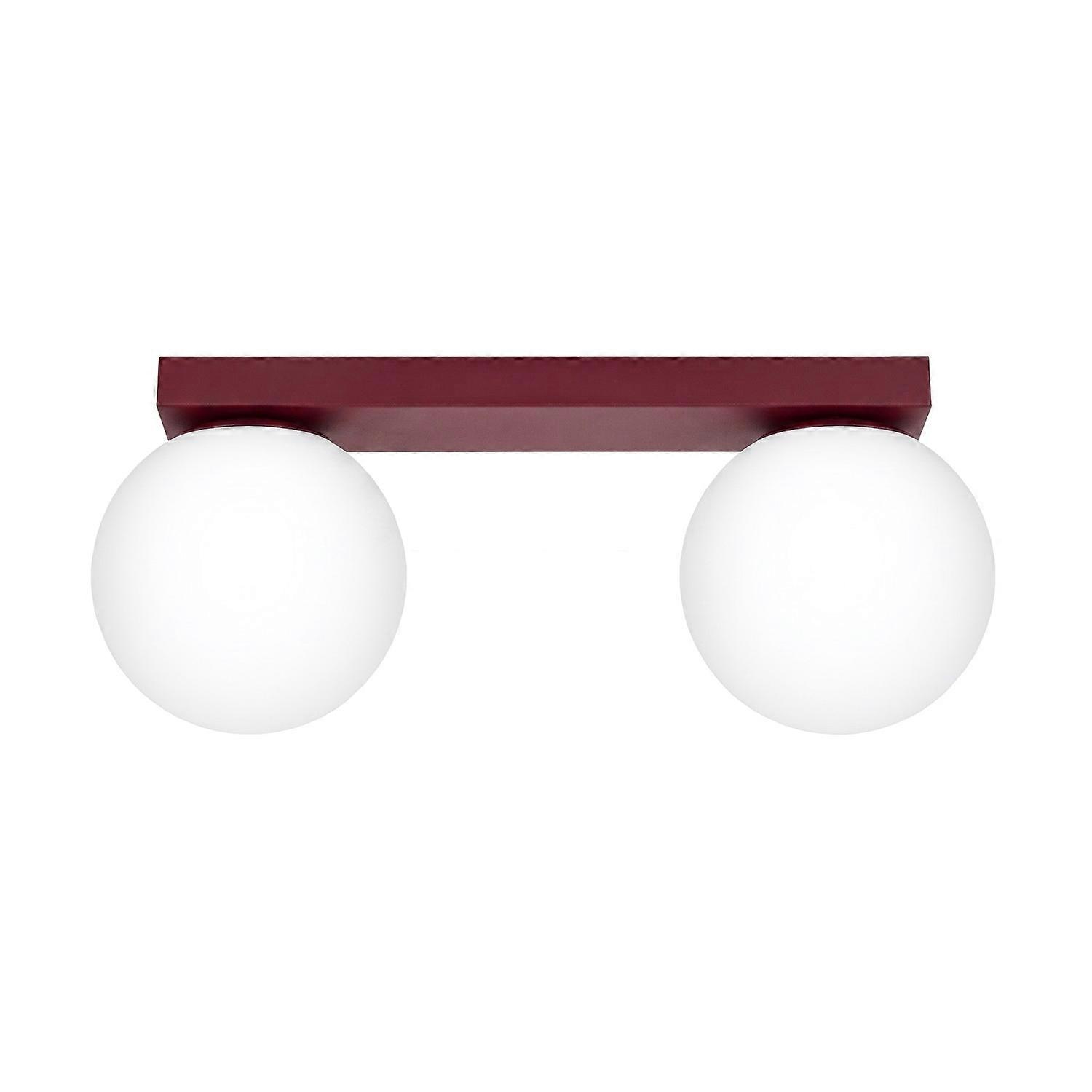 Ceiling lamp YOLI 2 burgundy