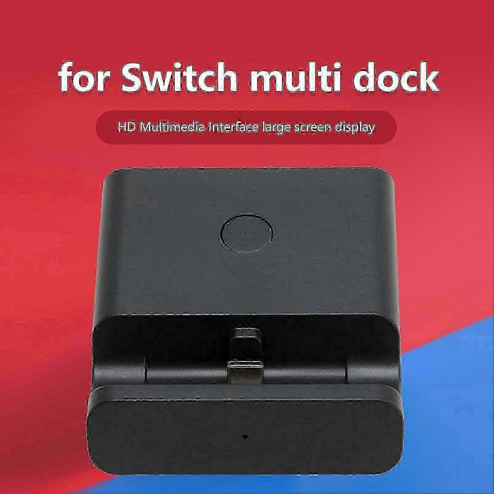 TV Docking Station Professional Efficient High Power Portable Charging Dock Replacement compatible with Switch SD