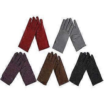 Sunscreen Gloves for Women Protective Gloves 5Pairs Summer Use