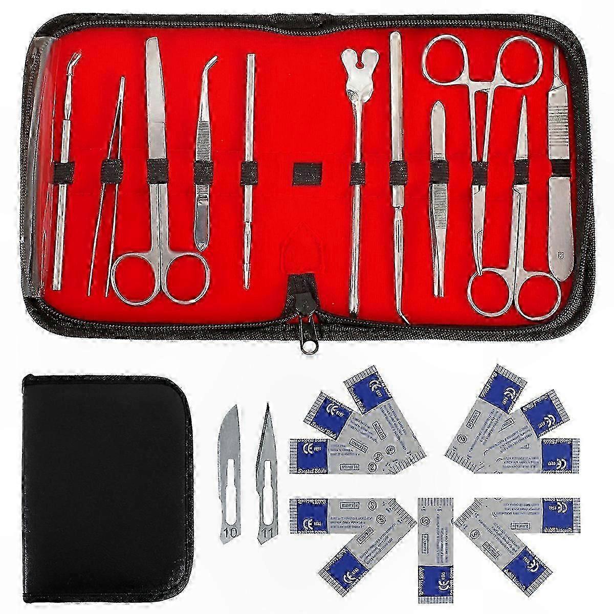 Minor Surgical Kit with 22 Instruments for Dissection Tasks