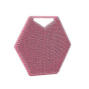 Scrubber corpo, esfolia e Pulisce a fondo l'accessorio da bagno doccia in silicone con setole su misura e maniglie ergonomiche