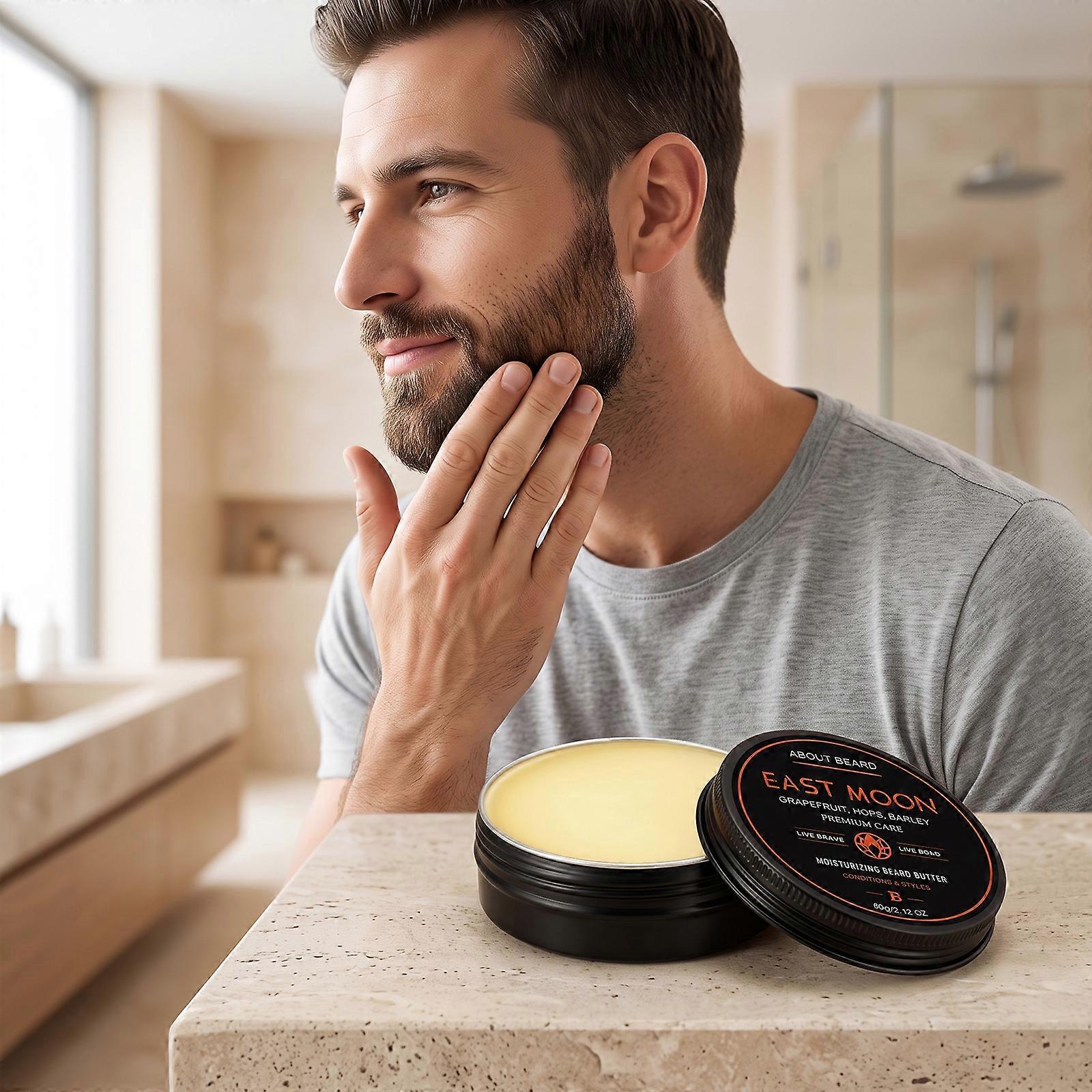 2pcs Beard Styling Paste, Light Texture, Refreshing and Non-greasy