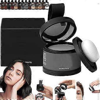 Enhances hairline with powder, instantly concealing a woman's hairline and covering gray hair (gray).