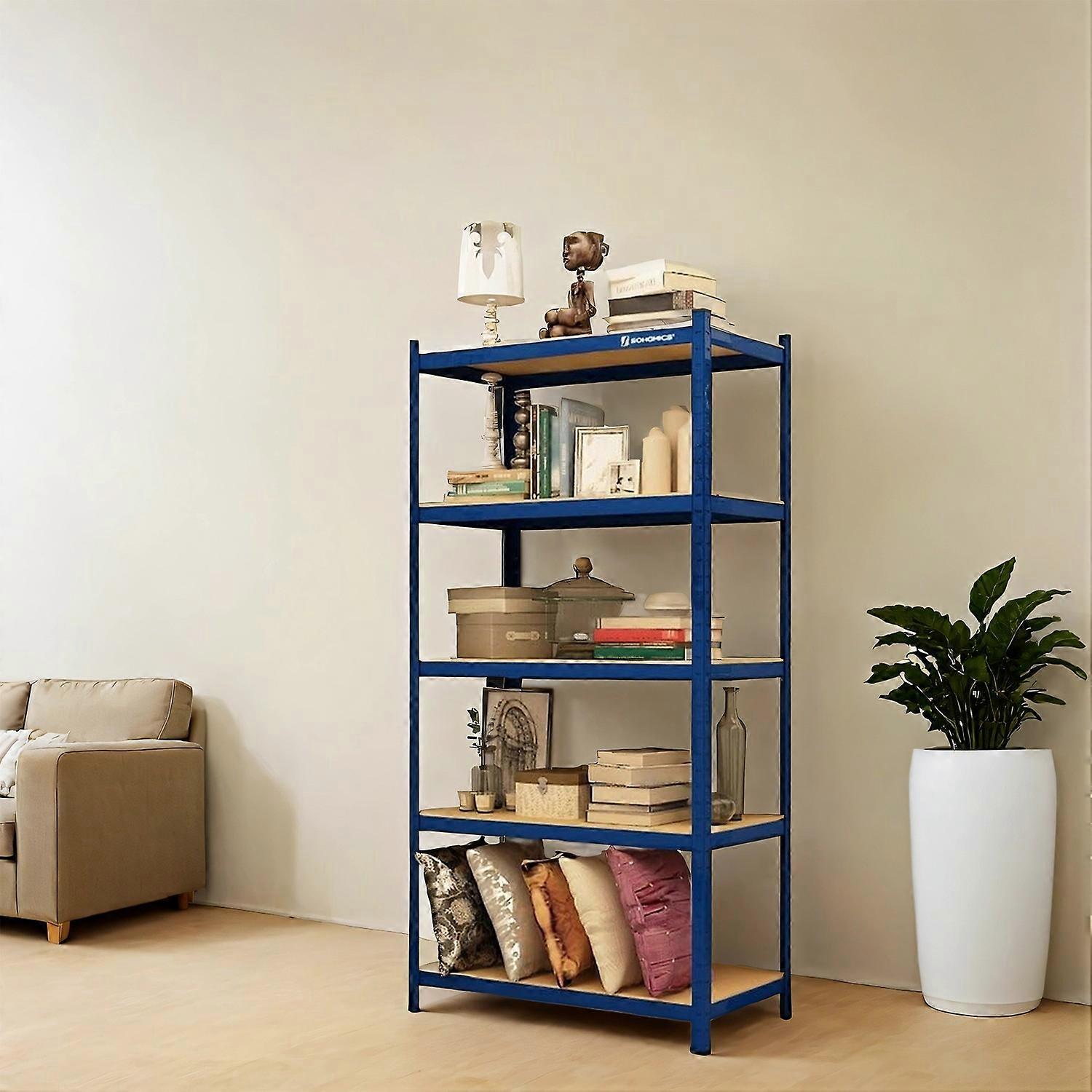 Étagère robuste, dimensions 150 x 75 x 30 cm.