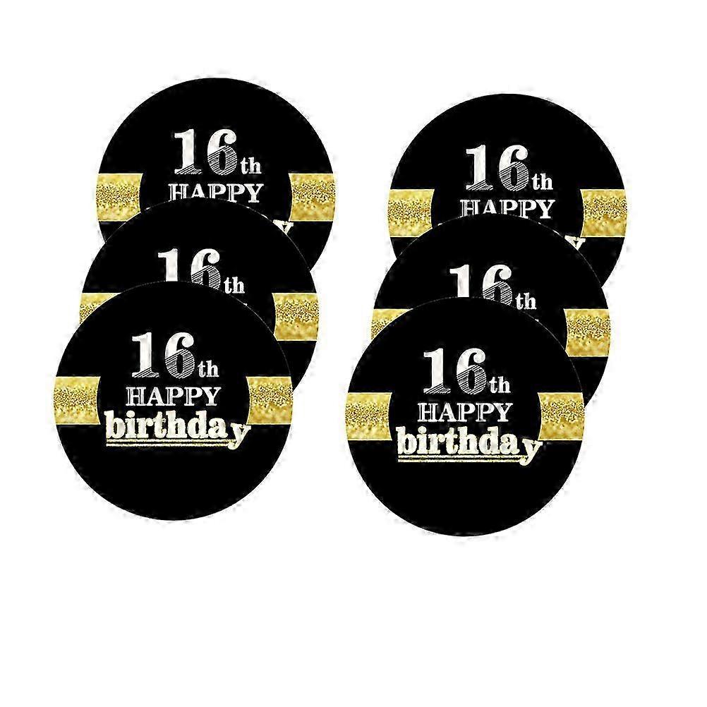 Birthday Party Stickers compatible with 12Pcs